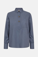 Chemisier (manches longues) bleu - FREEQUENT