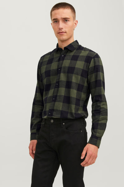 Hemd (lange mouwen) Groen - JACK & JONES