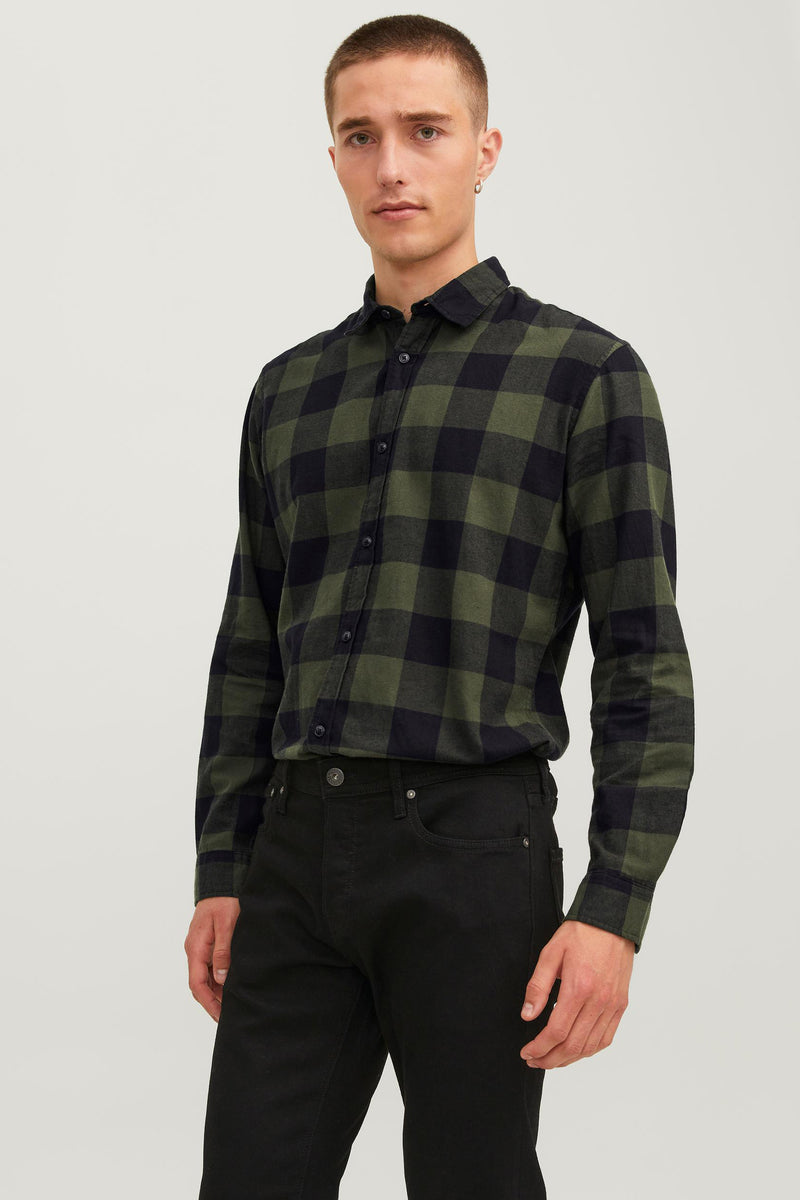 Hemd (lange mouwen) Groen - JACK & JONES