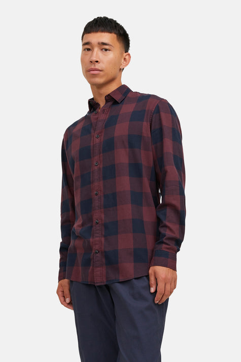 JJEGINGHAM TWILL SHIRT L/S NOOS