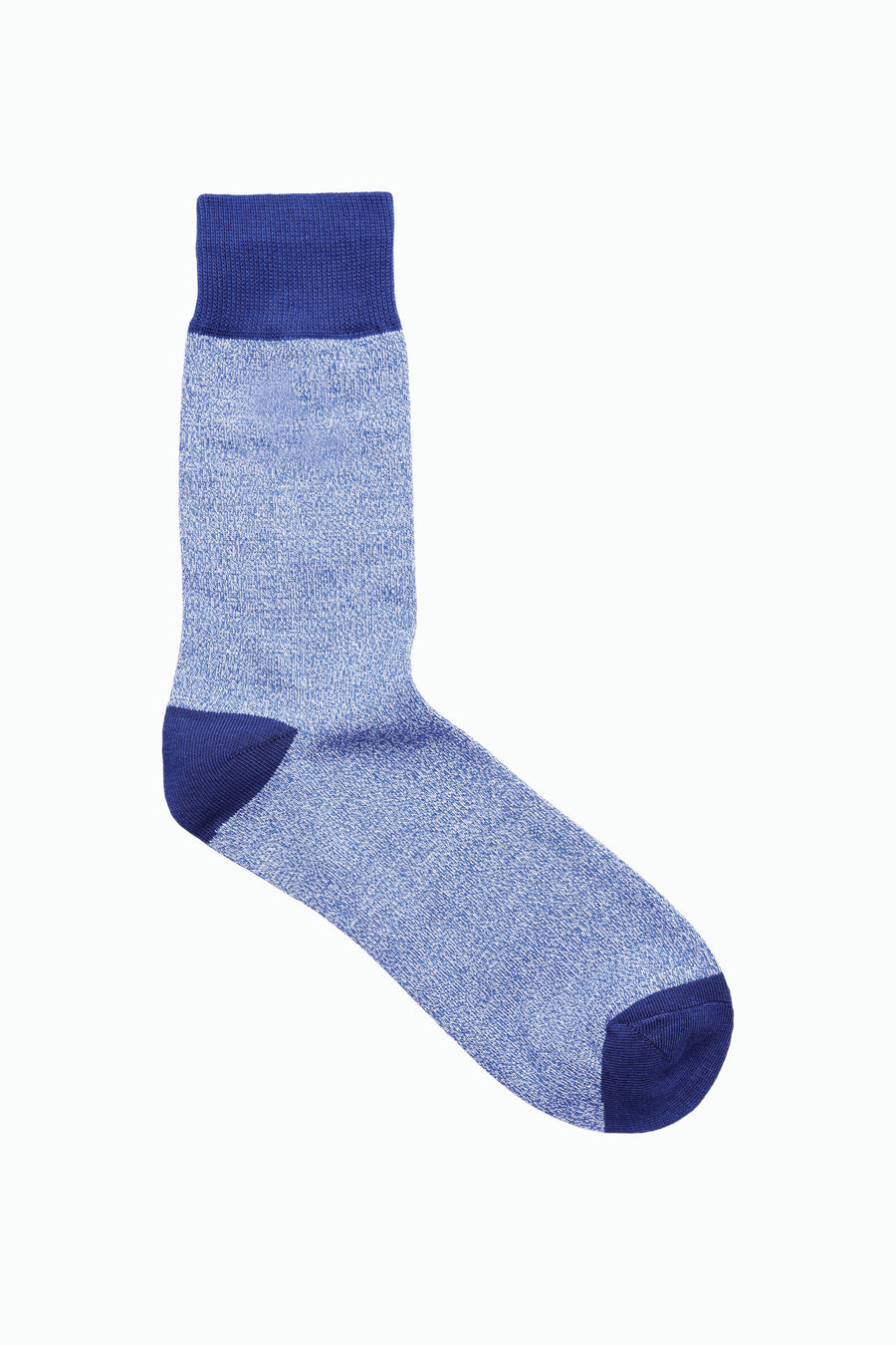 Chaussette bleue par ACCESSORIES BY JACK & JONES, avec détails contrastés au bord et au talon.