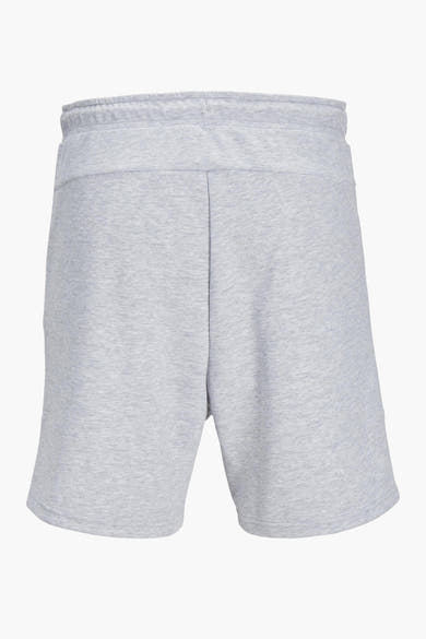 Short gris JACK & JONES JEANS INTELLIGENCE, en jersey chiné, avec ceinture élastique.