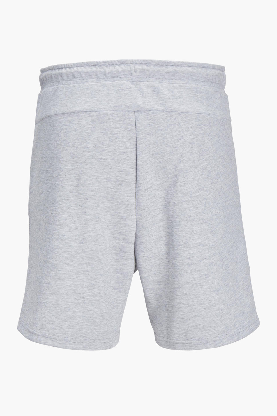 Short gris JACK & JONES JEANS INTELLIGENCE, en jersey chiné, avec ceinture élastique.
