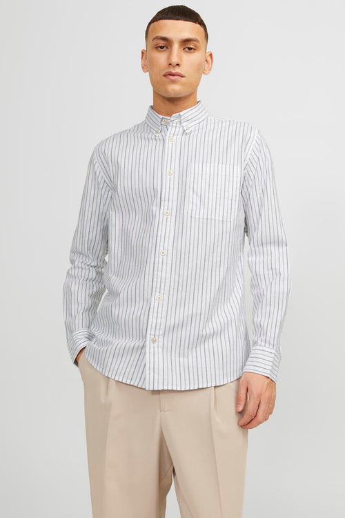 Chemise (manches longues) Bleu - PREMIUM BY JACK & JONES