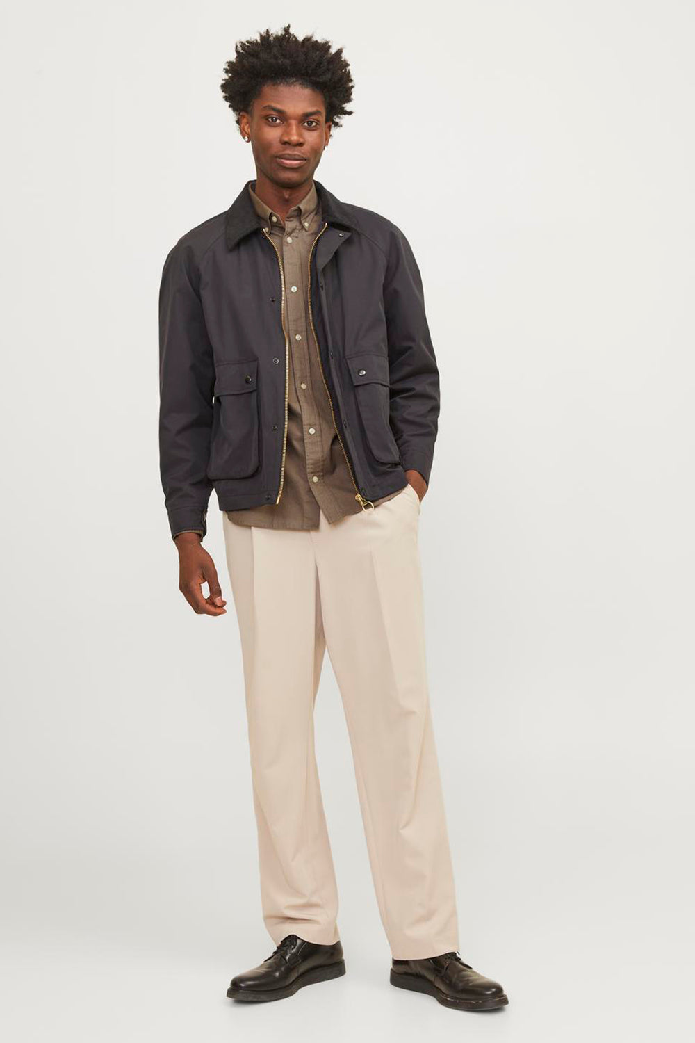 Hemd (lange mouwen) Bruin - PREMIUM BY JACK & JONES