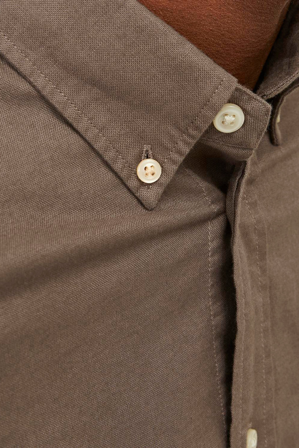 Hemd (lange mouwen) Bruin - PREMIUM BY JACK & JONES