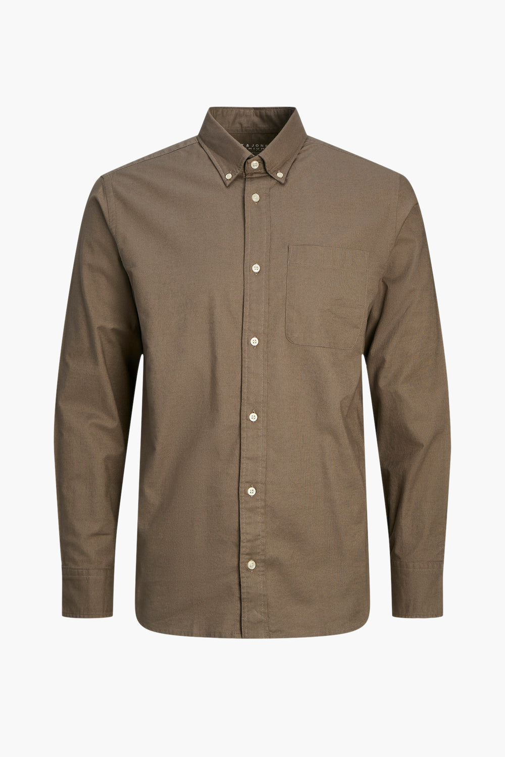 Hemd (lange mouwen) Bruin - PREMIUM BY JACK & JONES