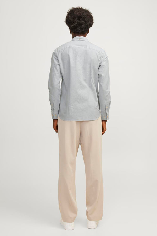 Chemise (manches longues) Vert - PREMIUM BY JACK & JONES