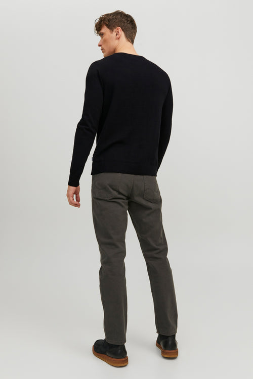 Pull col rond Noir - PREMIUM BLUE BY JACK & JONES