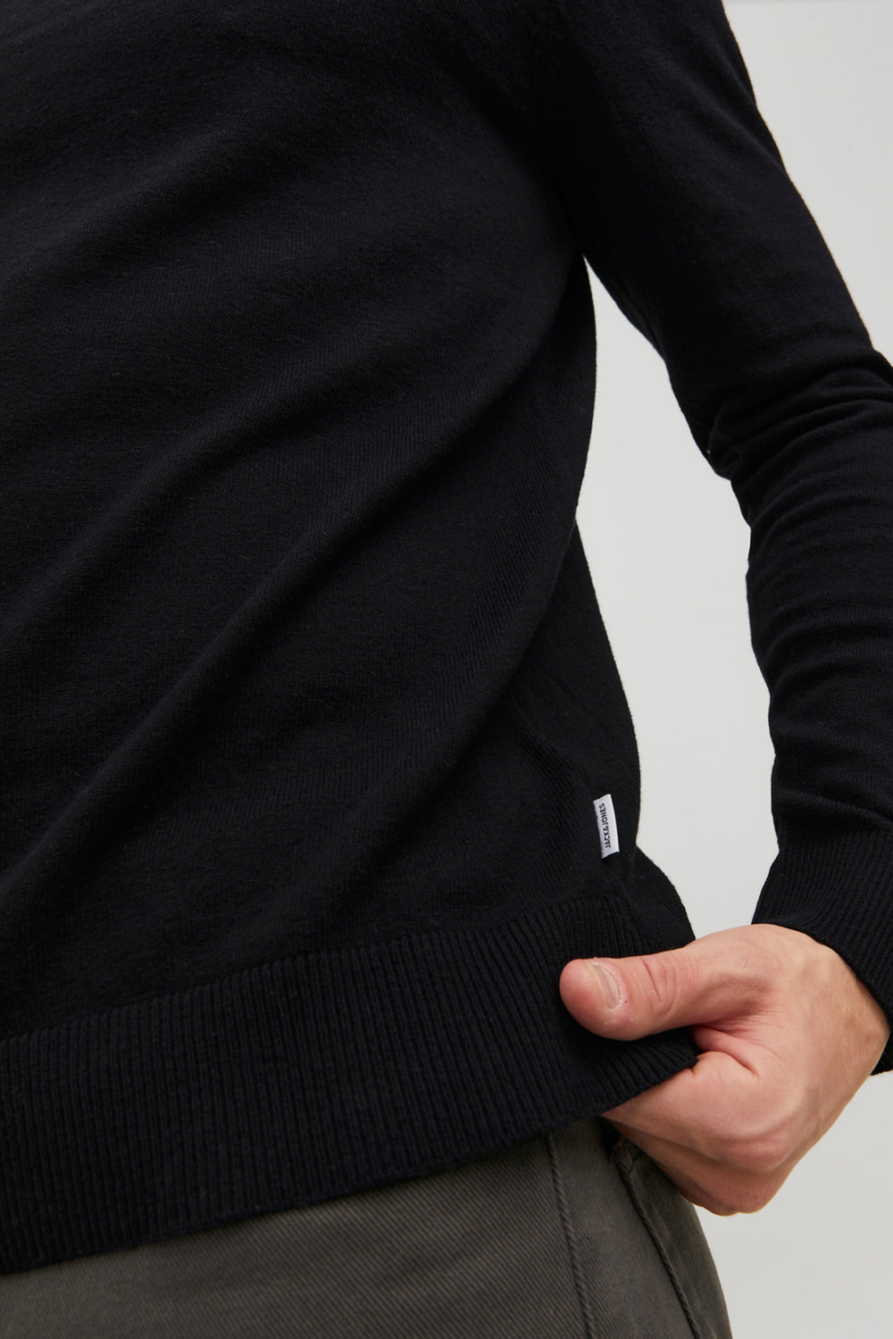 Pull col rond Noir - PREMIUM BLUE BY JACK & JONES