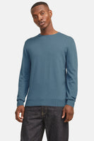 Pull col rond Bleu - PREMIUM BLUE BY JACK & JONES