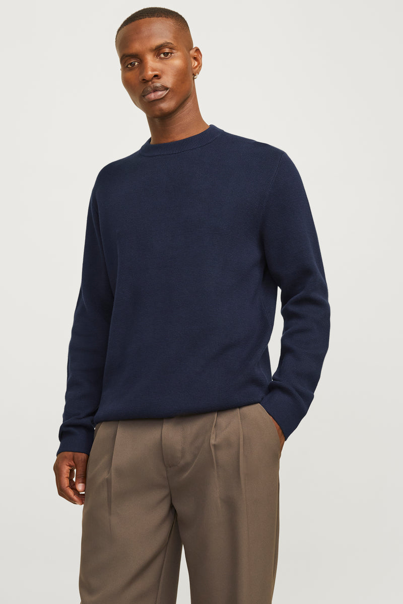 Trui met ronde hals Blauw - PREMIUM BY JACK & JONES