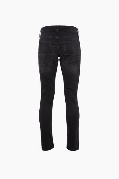 Grijze slim fit jeans van JACK & JONES JEANS INTELLIGENCE, achterzijde.
