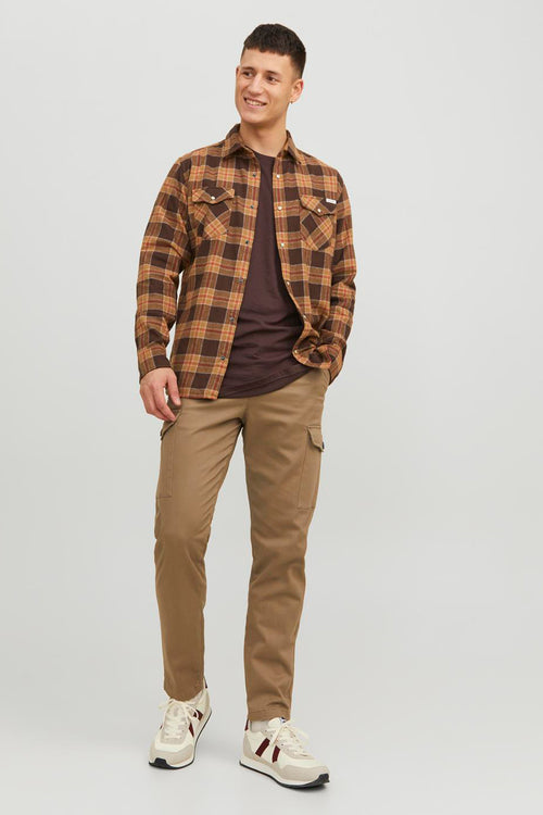 Pantalon cargo Brun - JACK & JONES JEANS INTELLIGENCE