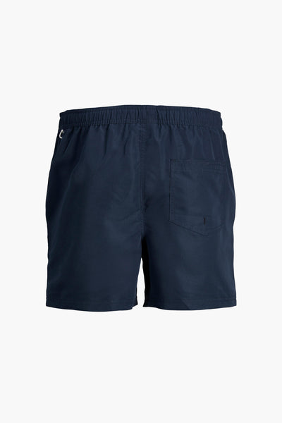 Short de bain bleu de JACK & JONES JEANS INTELLIGENCE, avec une poche arrière visible.