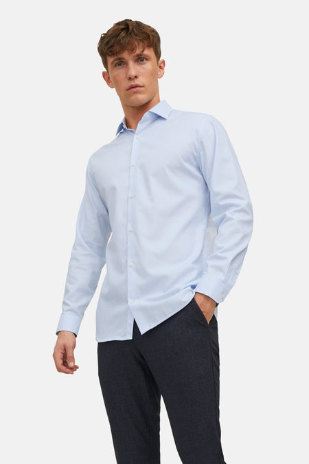 Chemise &agrave; manches longues - bleu