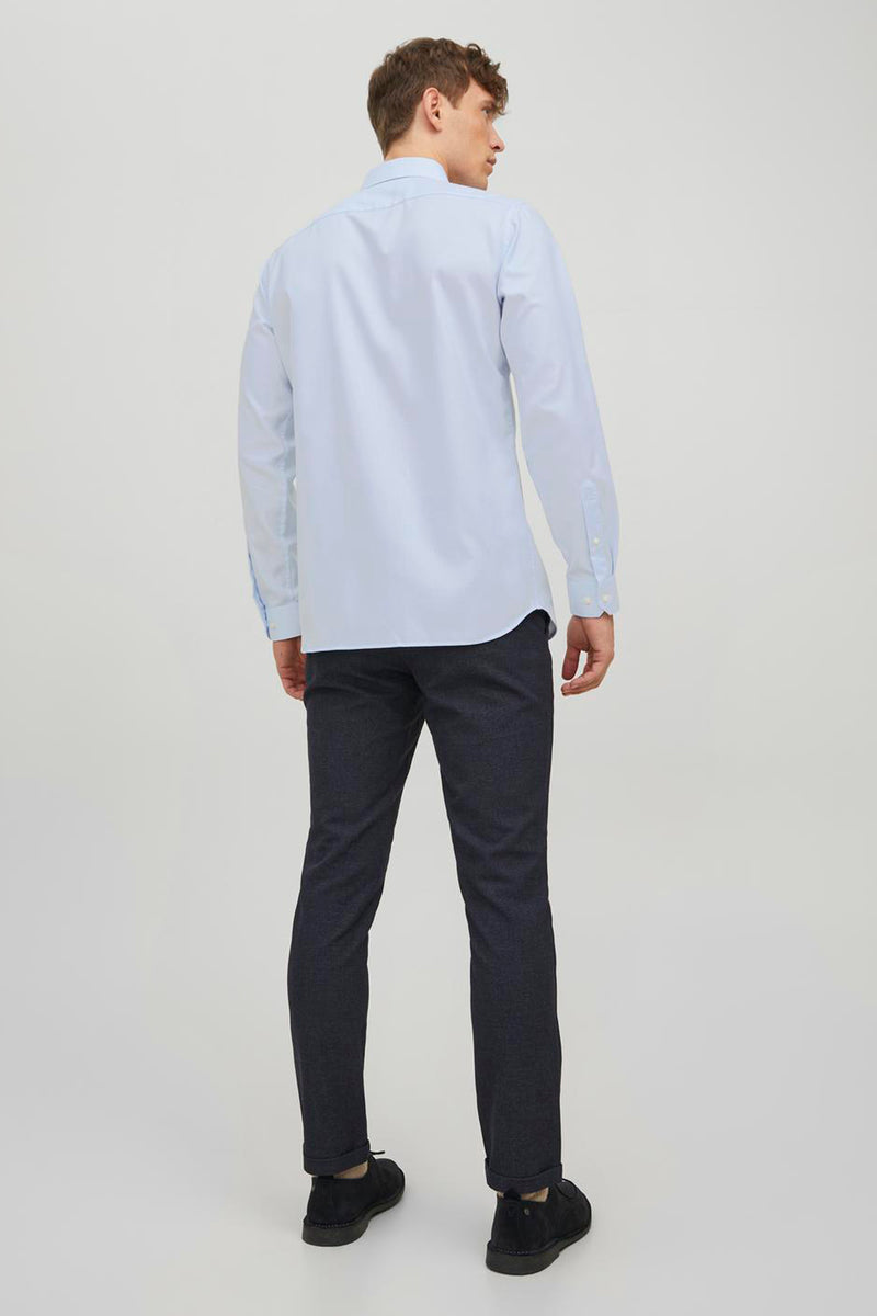 Hemd met lange mouwen - blauw