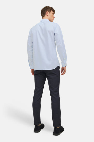 Hemd met lange mouwen - blauw