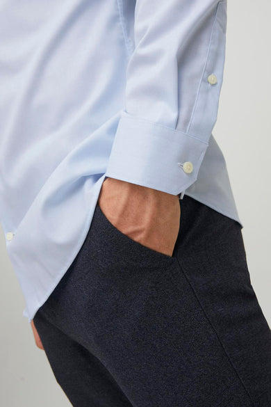 Hemd met lange mouwen - blauw