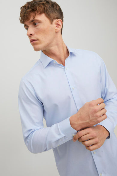 Hemd met lange mouwen - blauw