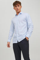 Chemise (manches longues) Bleu - PREMIUM BY JACK & JONES