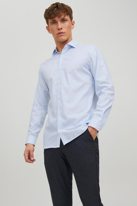 Chemise (manches longues) Bleu - PREMIUM BY JACK & JONES