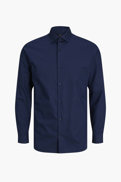 Hemd met lange mouwen - blauw