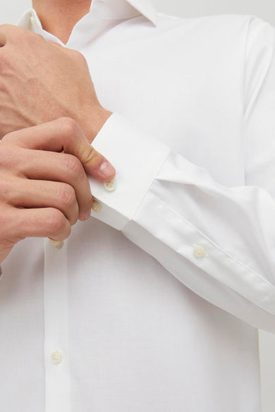 Hemd met lange mouwen - wit