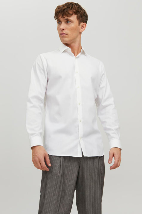 Chemise (manches longues) Blanc - PREMIUM BY JACK & JONES