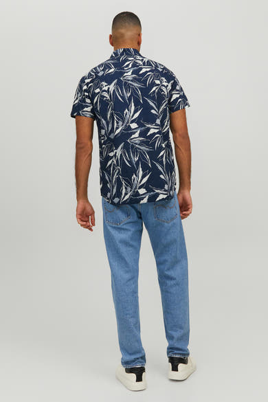 Chemise &agrave; manches courtes - bleu