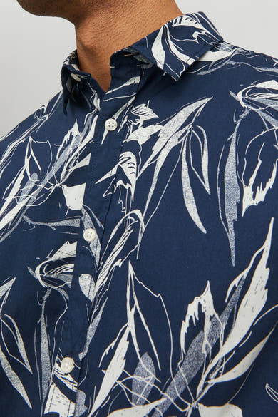 Chemise &agrave; manches courtes - bleu