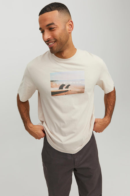 T-shirt - ecru