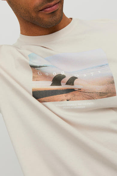 T-shirt - ecru