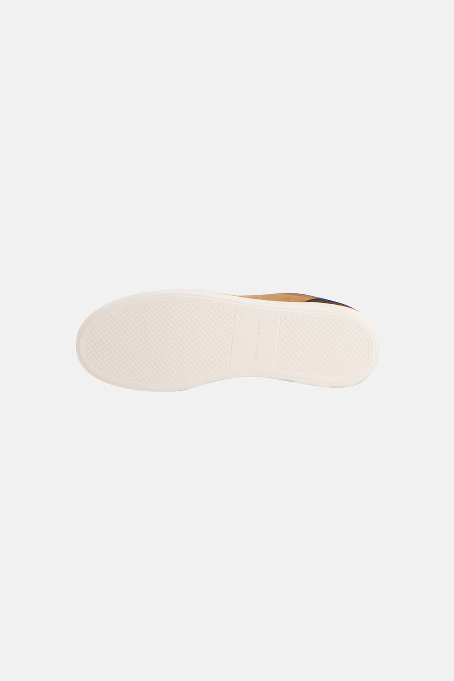Bruine manden ACCESSORIES BY JACK & JONES met witte textuurzool en merklogo.