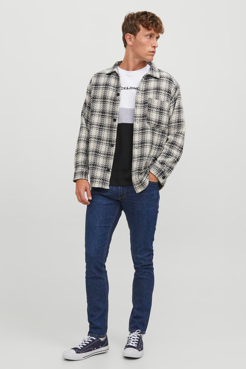 Jeans slim DARK BLUE DENIM - JACK & JONES JEANS INTELLIGENCE