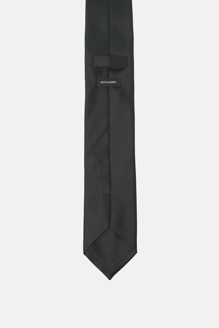 Cravate noire de ACCESSORIES BY JACK & JONES, avec une texture lisse et un design classique.