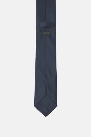 Cravate bleue by ACCESSORIES BY JACK & JONES, vue de dos.