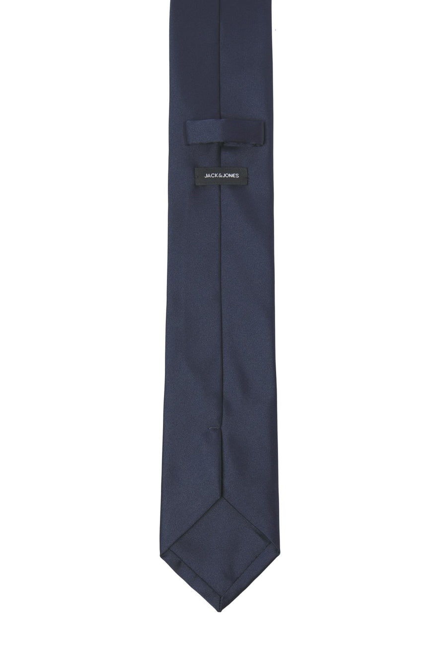 Cravate bleue par ACCESSORIES BY JACK & JONES, couleur unie, détail subtil et coupe classique.