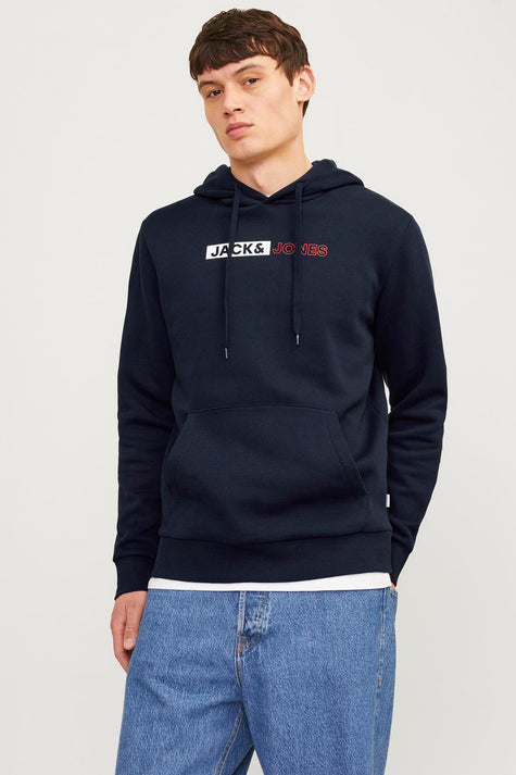 Sweater met kap Blauw - JACK & JONES