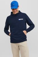 Sweat à capuche Bleu - JACK & JONES