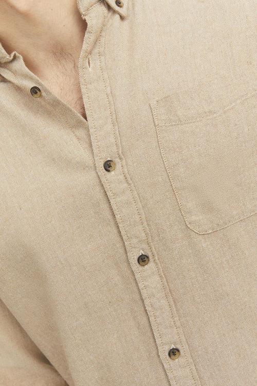 Chemise (manches longues) Beige - ORIGINALS BY JACK & JONES