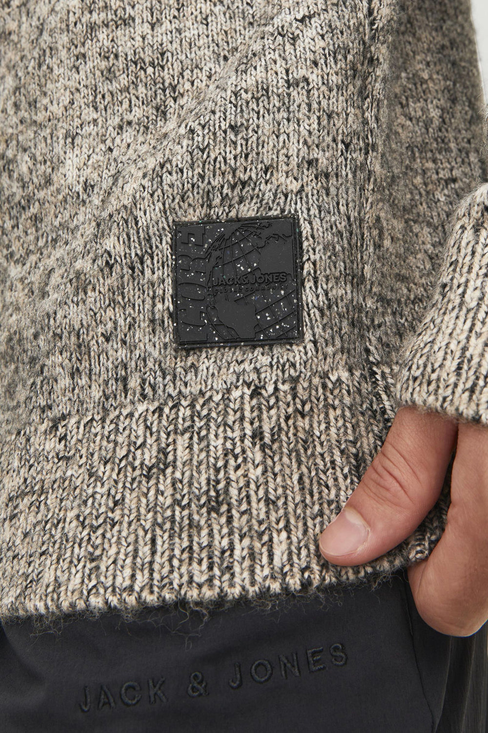 Pull col rond Beige - JACK & JONES