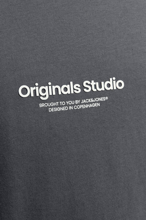 T-shirt (korte mouwen) Grijs - ORIGINALS BY JACK & JONES