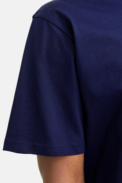 T-shirt à manches courtes bleu de ORIGINALS BY JACK & JONES, avec une manche et un ourlet cousus.