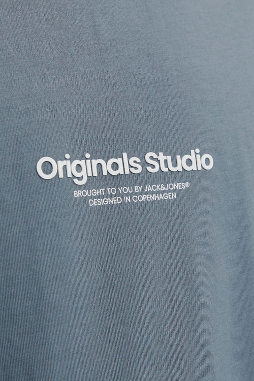 T-shirt (korte mouwen) Blauw - ORIGINALS BY JACK & JONES
