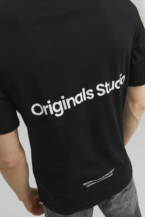 T-shirt (manches courtes) Noir - ORIGINALS BY JACK & JONES