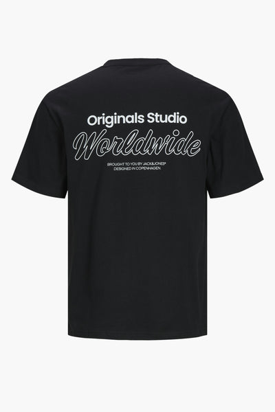 T-shirt (manches courtes) Noir - ORIGINALS BY JACK & JONES