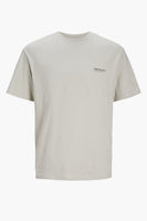 T-shirt (manches courtes) Écru - ORIGINALS BY JACK & JONES