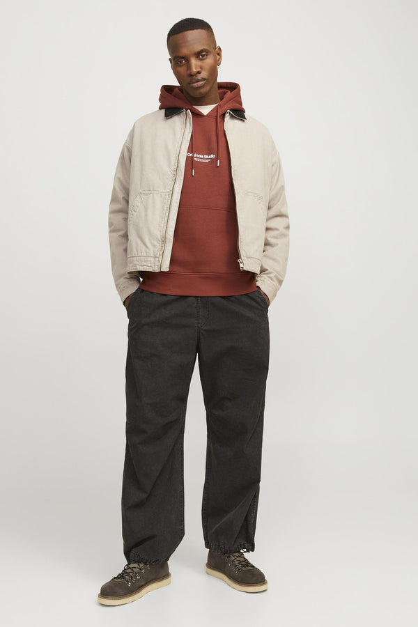 Sweat à capuche Rouge - ORIGINALS BY JACK & JONES