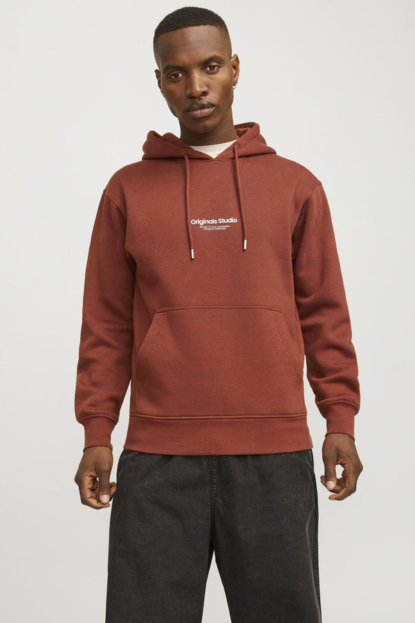 Sweat à capuche Rouge - ORIGINALS BY JACK & JONES